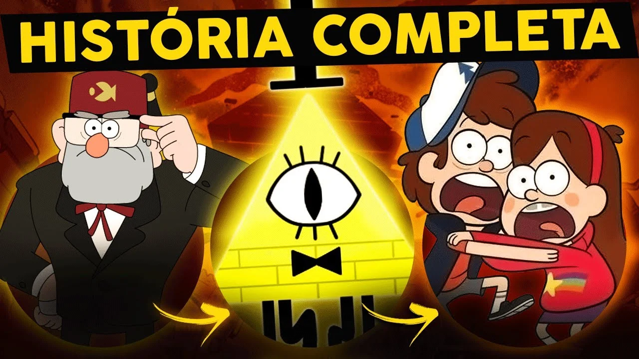 A história completa de Gravity Falls: Um Verão de Mistérios