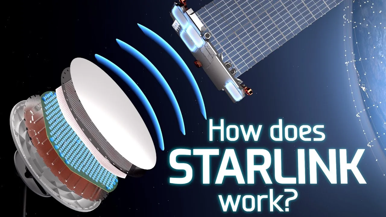 Como funciona a Internet por satélite Starlink?